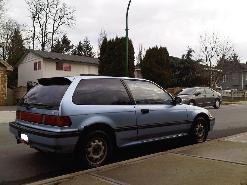 89 Honda civic dx windshield #7